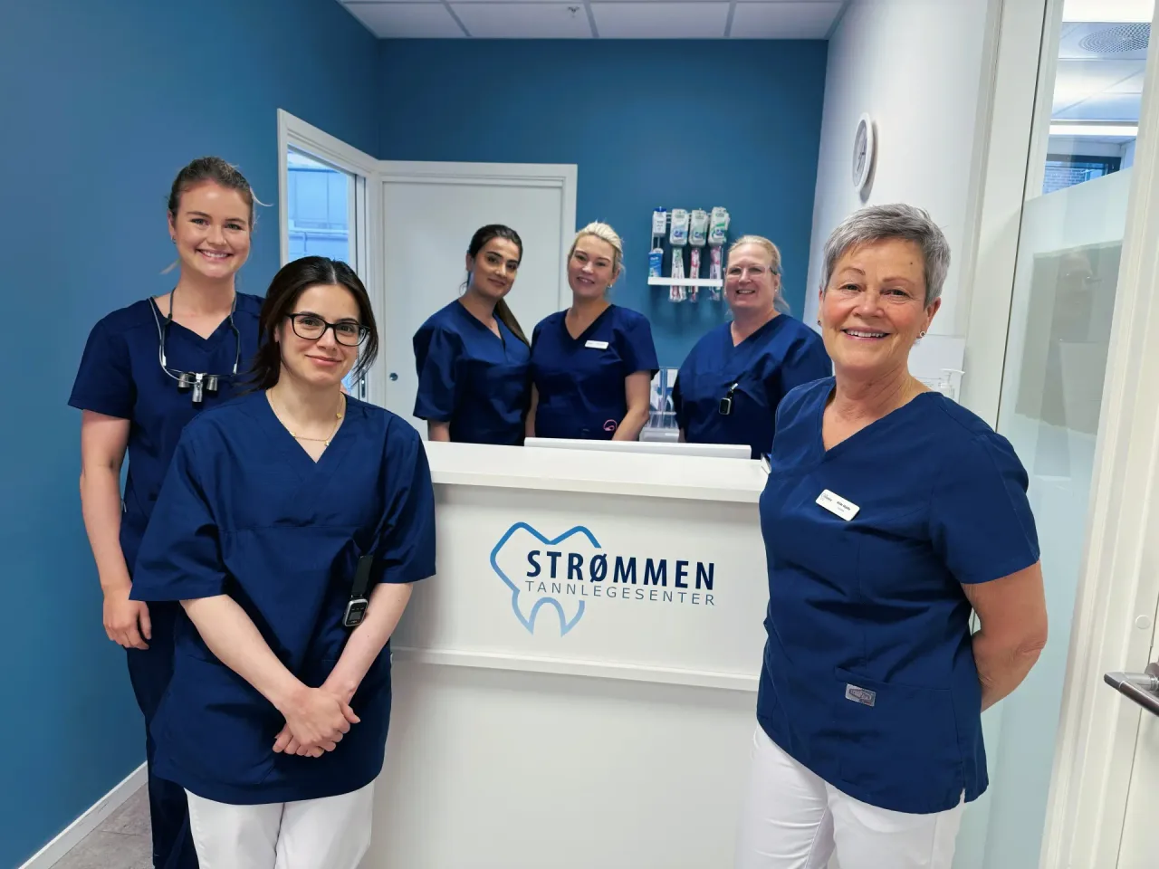 Teamet hos Strømmen Tannlegesenter